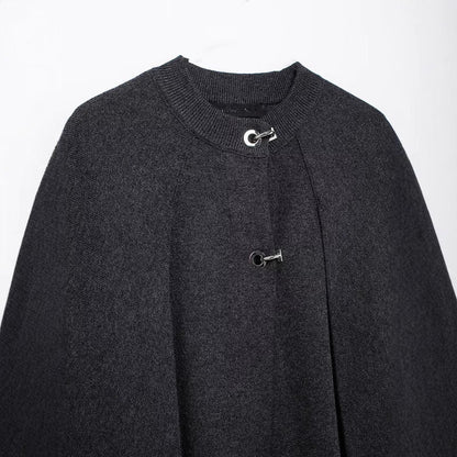 Eveloria Damen Umhangjacke Elegant Geschnitten