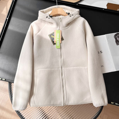 Damen Fleecejacke Hochkragen Mit Seitentaschen Eveloria