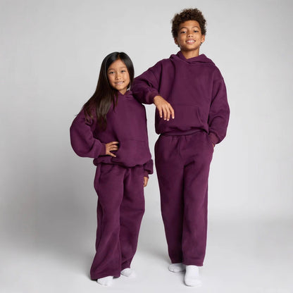 Damen Fleece-Loungewear-Set Eveloria Entspannt