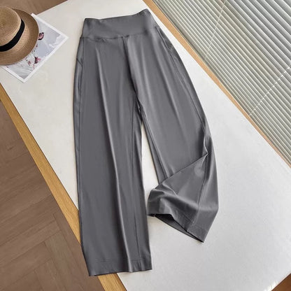 Damen Relaxhose Weite Bein Hochwerder Bund Eveloria