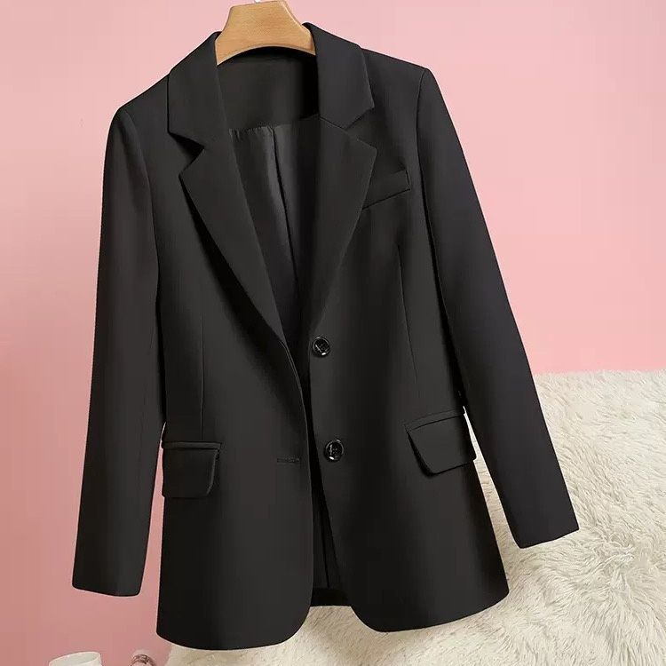 Damen Blazer Elegant Zeitloser Schnitt Goldene Knöpfe