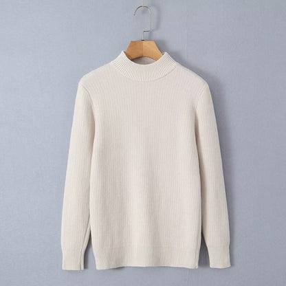 Damen Feinstrickpullover Stehkragen Eveloria