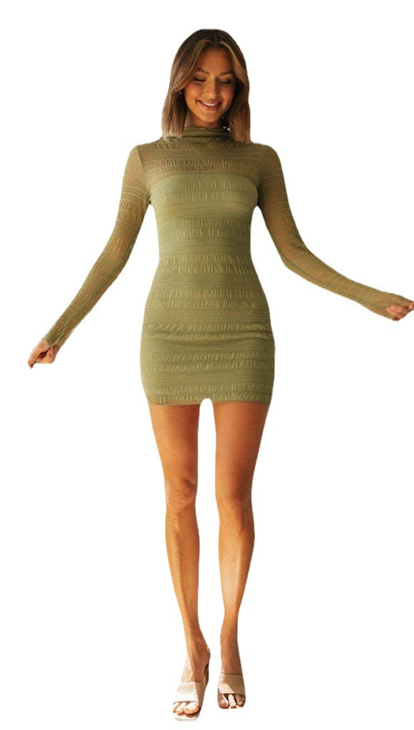Damen Kleid Raffungen Eveloria