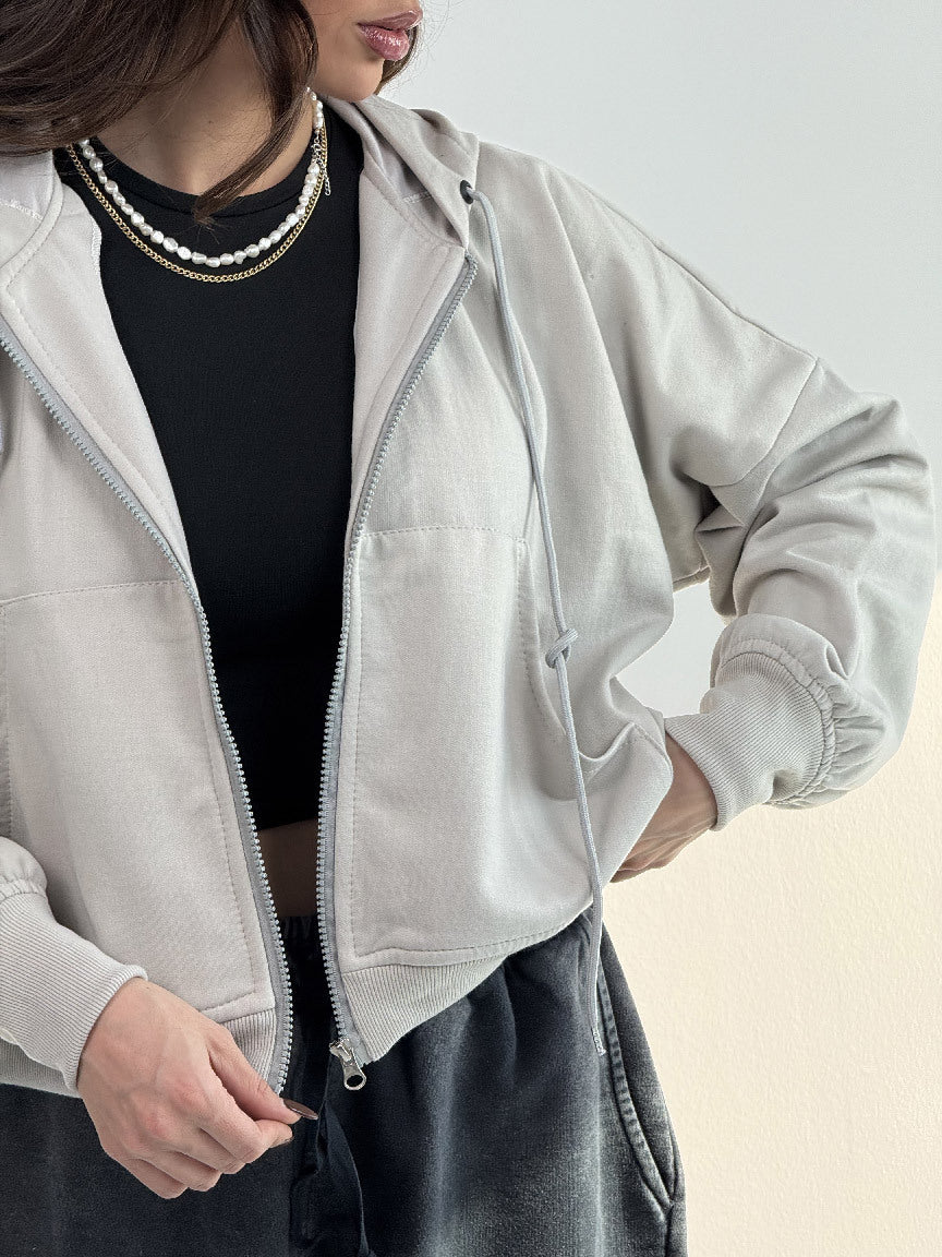 Damen Hoodie Lässig Weite Ärmel Eveloria