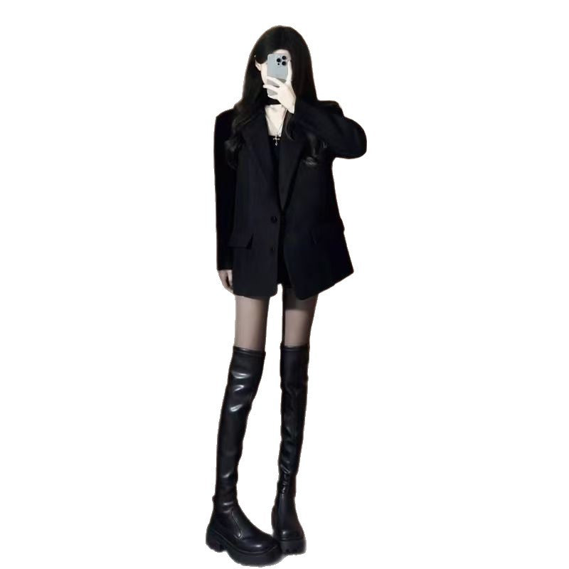 Damen Oversized Blazer mit Taschen Eveloria