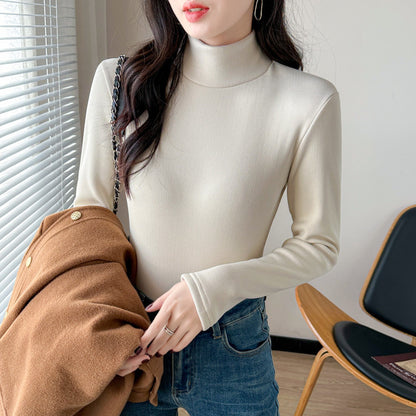 Damen Rollkragenpullover Langärmlig Eveloria