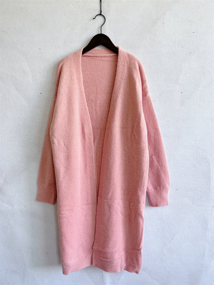 Damen Strickcardigan Lang Eveloria