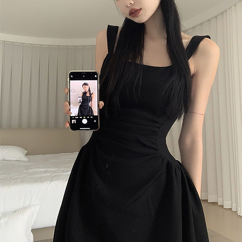 Damen Midi-Kleid Maßanfertigung Raffinierte Falten Elegantes Design - Eveloria