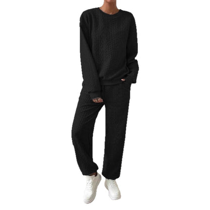Damen Strickset Kuschelig Lockere Passform Eveloria