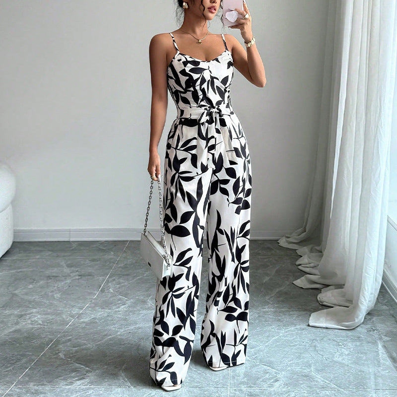 Damen Jumpsuit Eveloria Floral Elegant