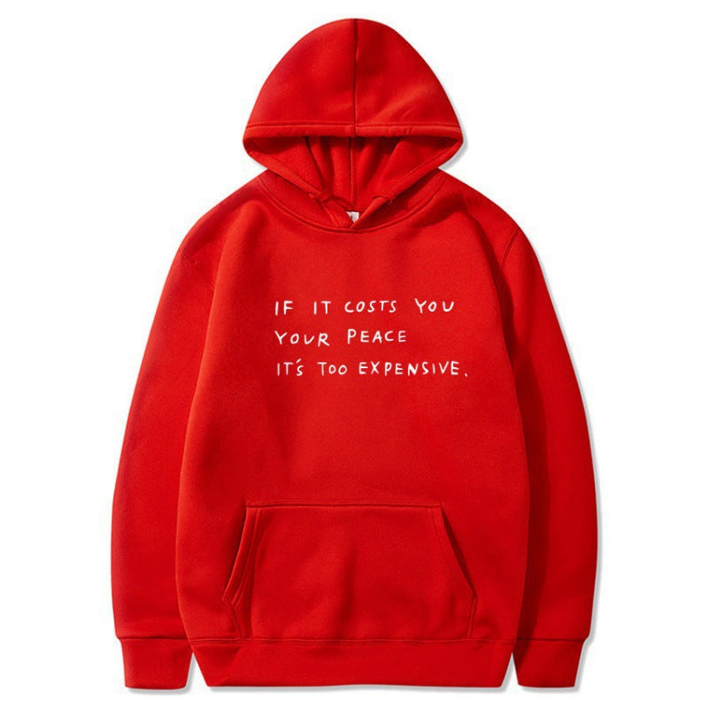 Damen Kapuzensweater Bequem Mit Spruch Grau