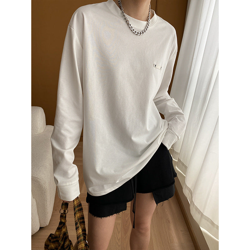 Damen Langarmshirt Sportlich Moderner Schnitt Eveloria - Eveloria