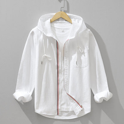 Herren Langarmjacke mit Kapuze
