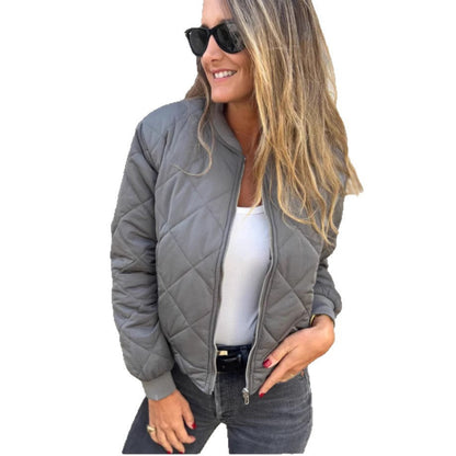 Damen Bomberjacke Gesteppt Bequem Eveloria