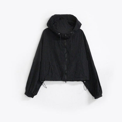 Damen Sportjacke Cropped mit Kordelzug Eveloria