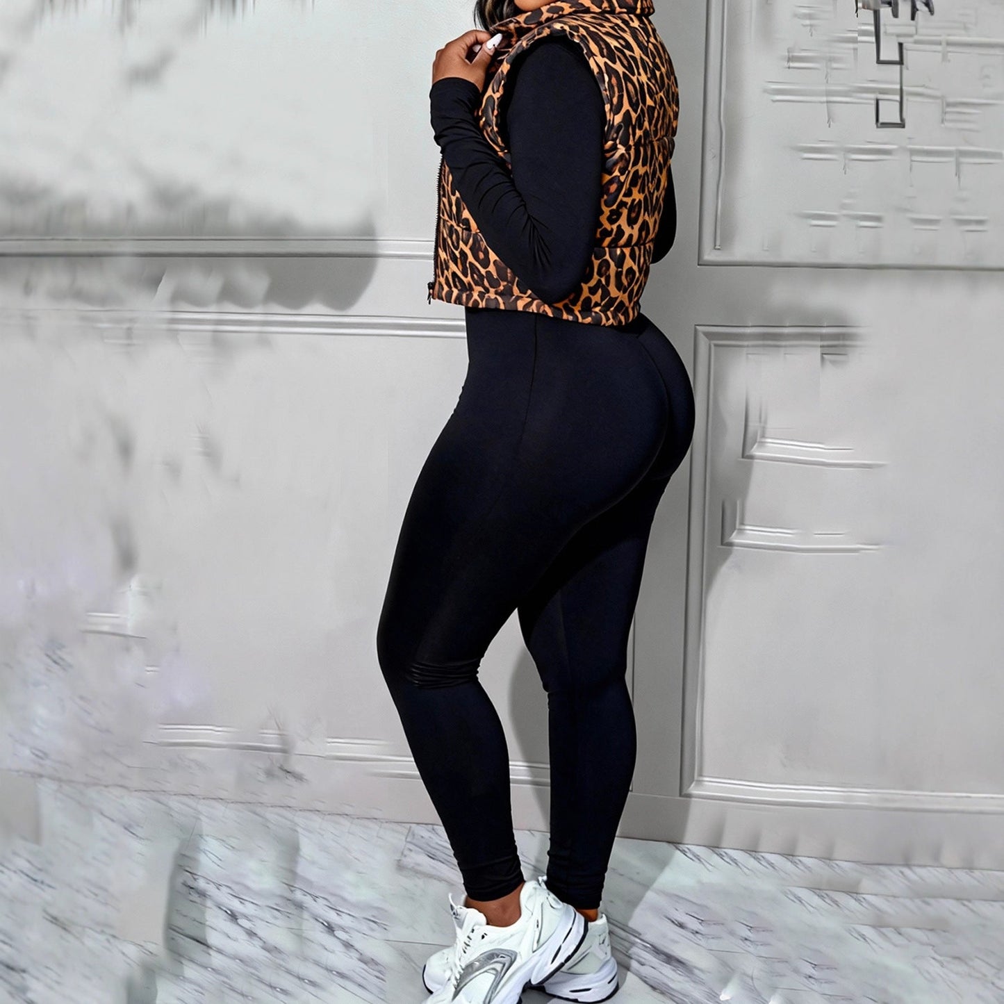 Damen Weste Leo-Design Eveloria