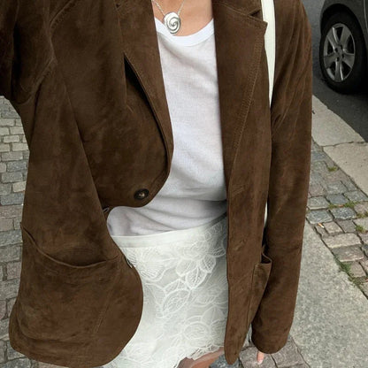 Damen Samtjacket Weich Eveloria