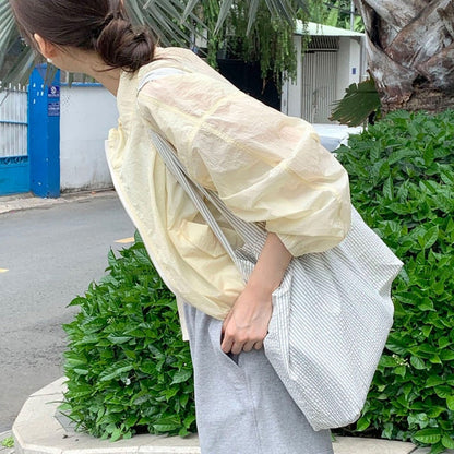 Damen Sommerjacke Leicht Rüschendetails Eveloria