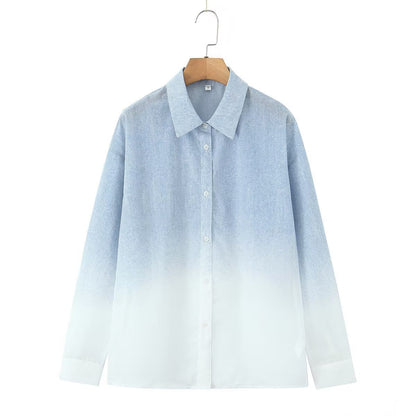 Damen Bluse Leichter Farbverlauf Eveloria - Eveloria