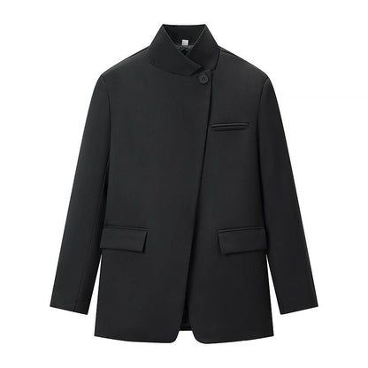 Damen Blazerjacke Lässig Mit Taschen Eveloria