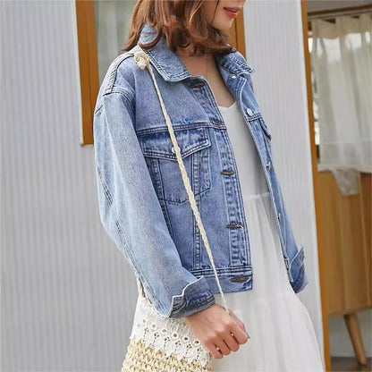 Damen Denimjacke mit Stickerei Eveloria