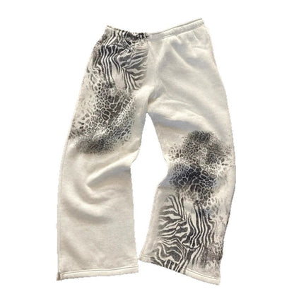 Damen Freizeithose Kreatives Tiermuster Eveloria