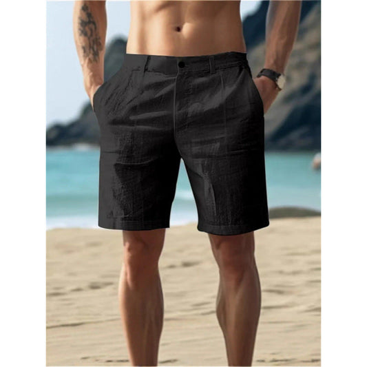 Herren Badeshorts Schnelltrocknend Mit Seitentaschen Blau Eveloria - Eveloria