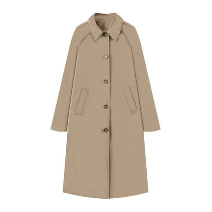 Eveloria Damen Trenchcoat Gefüttert Karomuster