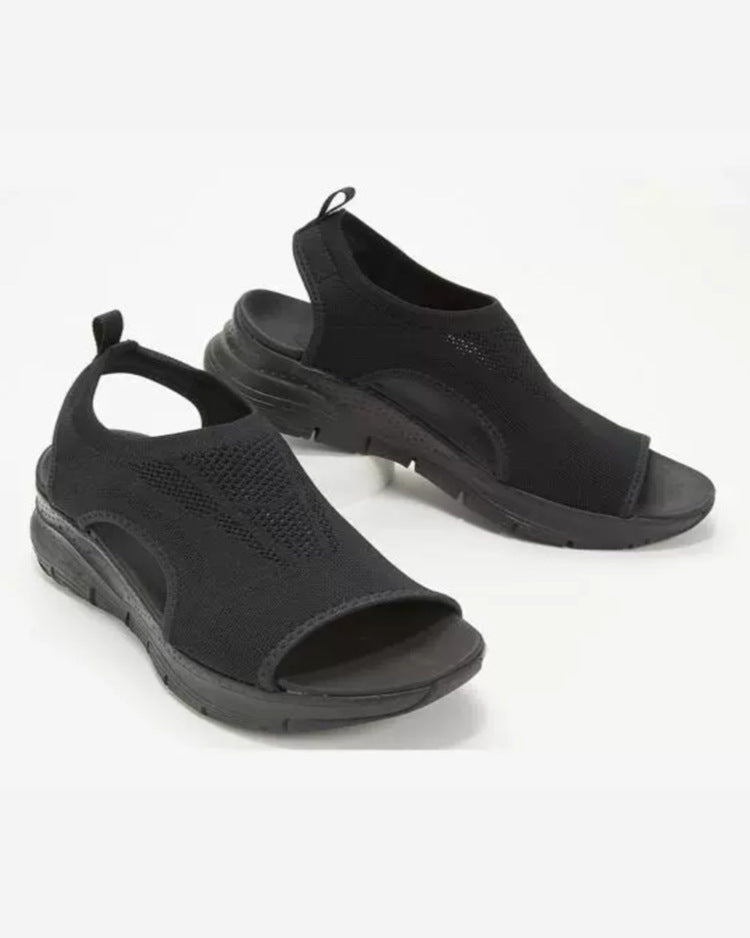 Damen Sandalen Offene Zehenpartie Bequem