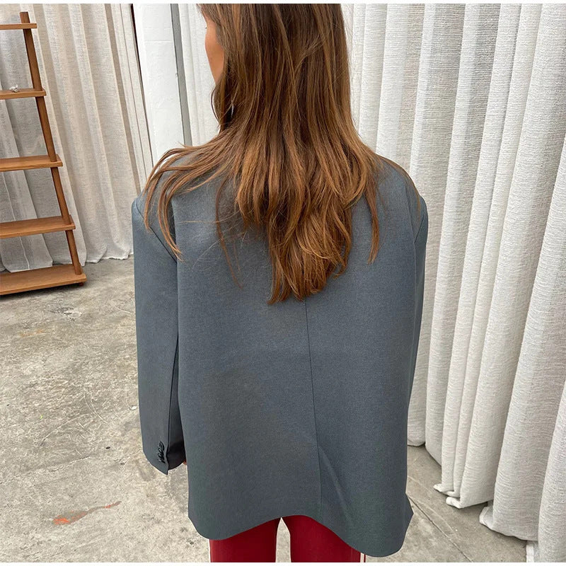 Damen Oversized Blazer Eveloria Großgeschnitten