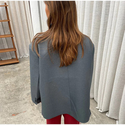 Damen Oversized Blazer Eveloria Großgeschnitten