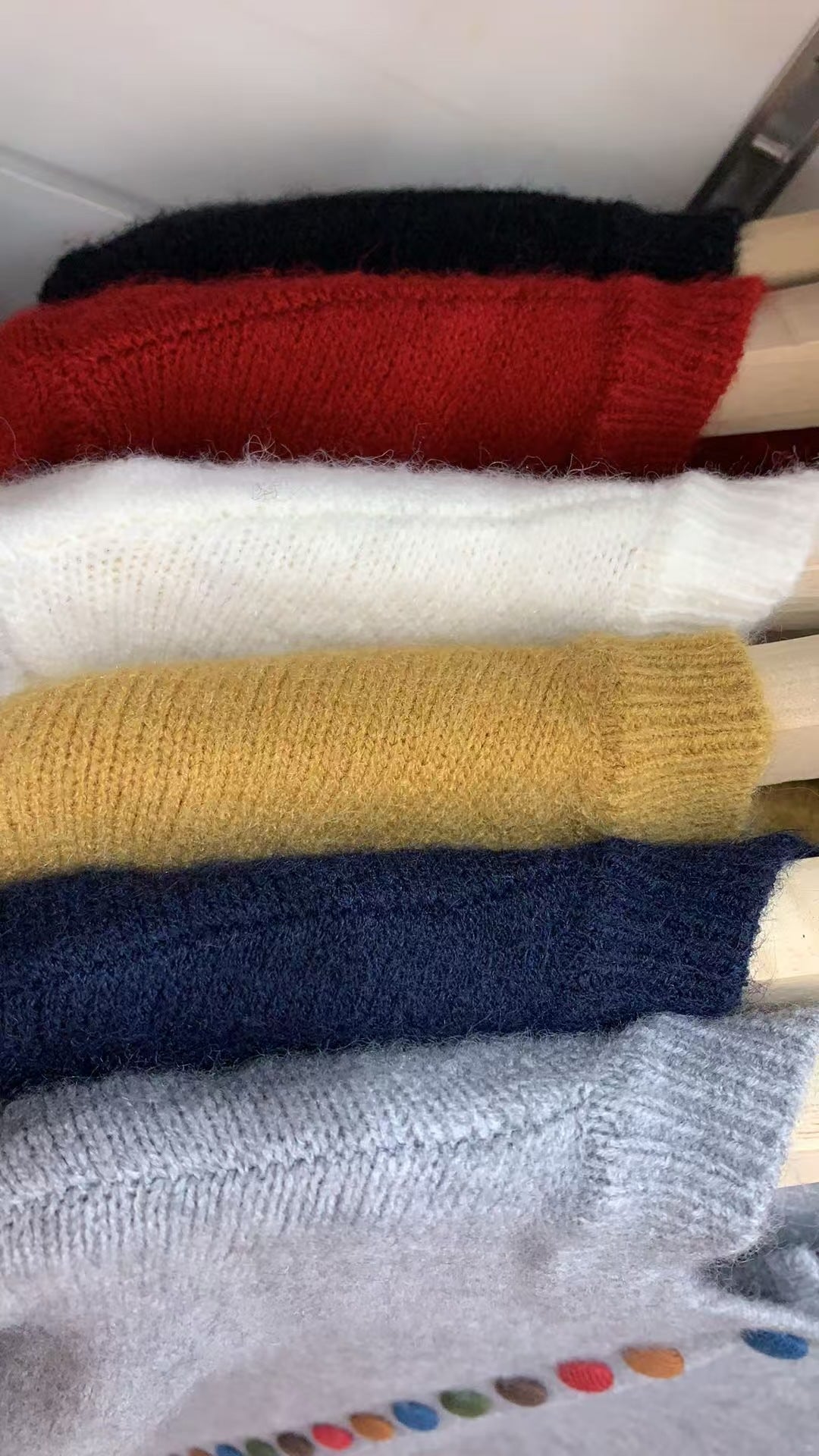 Damen Strickjacke Weichgefilzt Bunt Eveloria
