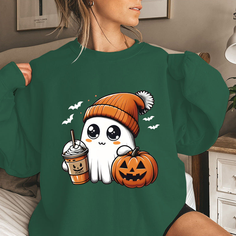 Damen Sweatshirt Halloween Grafikdesign Eveloria
