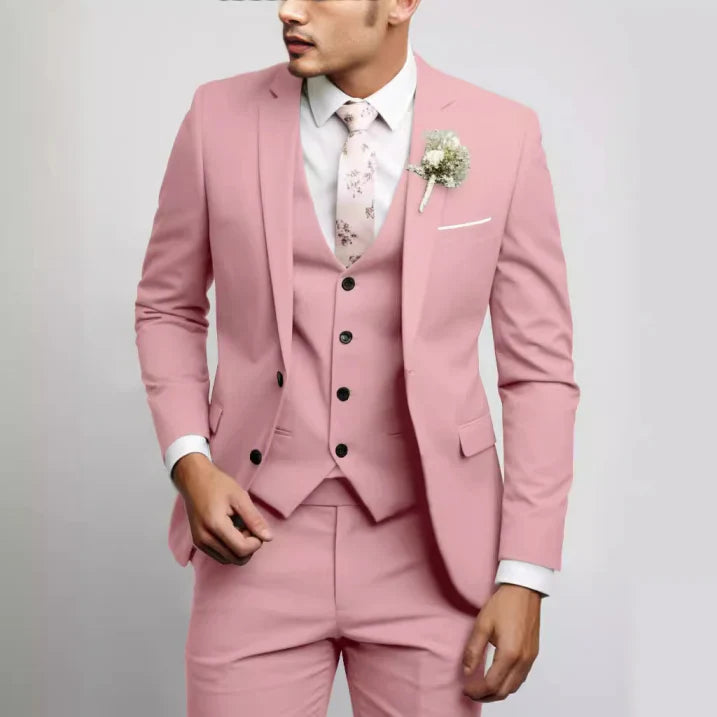 Herren Slim-Fit Komplettanzug