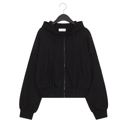 Damen Sportjacke Kurz Reißverschluss Eveloria