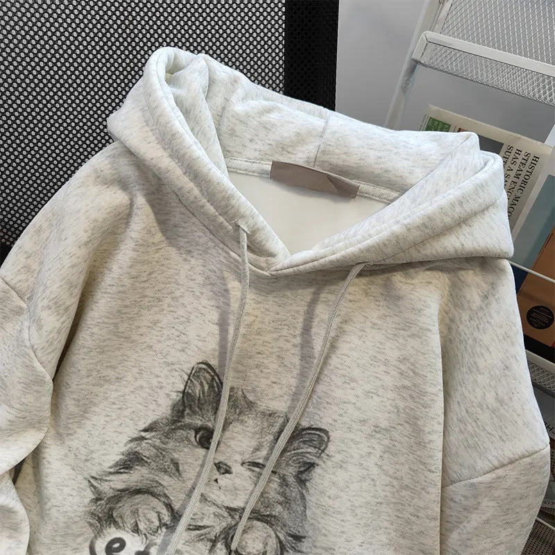 Damen Hoodie niedliches Tierdesign Eveloria