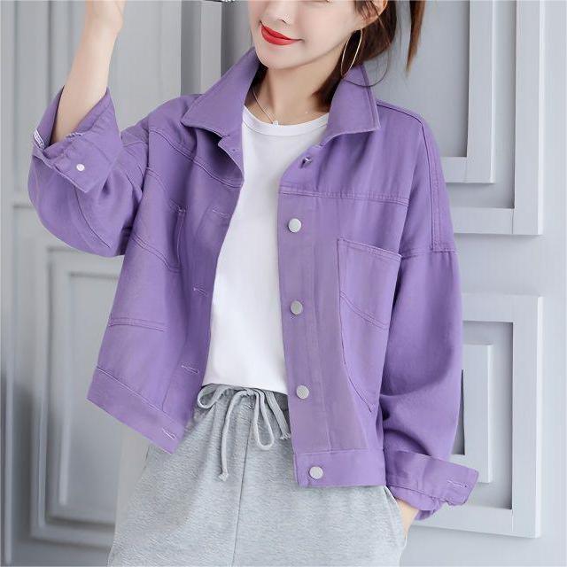 Damen Oversized Denimjacke Blau Eveloria