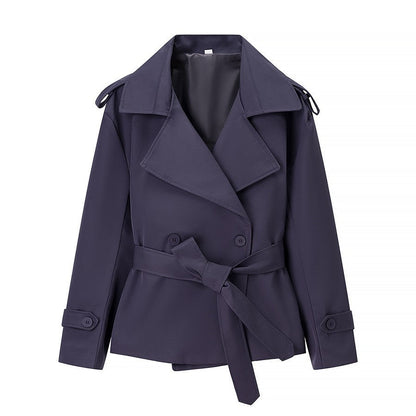 Damen Trenchcoatjacke Gürtel Eveloria Elegantes Design