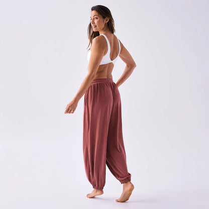 Damen Freizeithosen Elastischer Bund Schmale Bein Form Eveloria