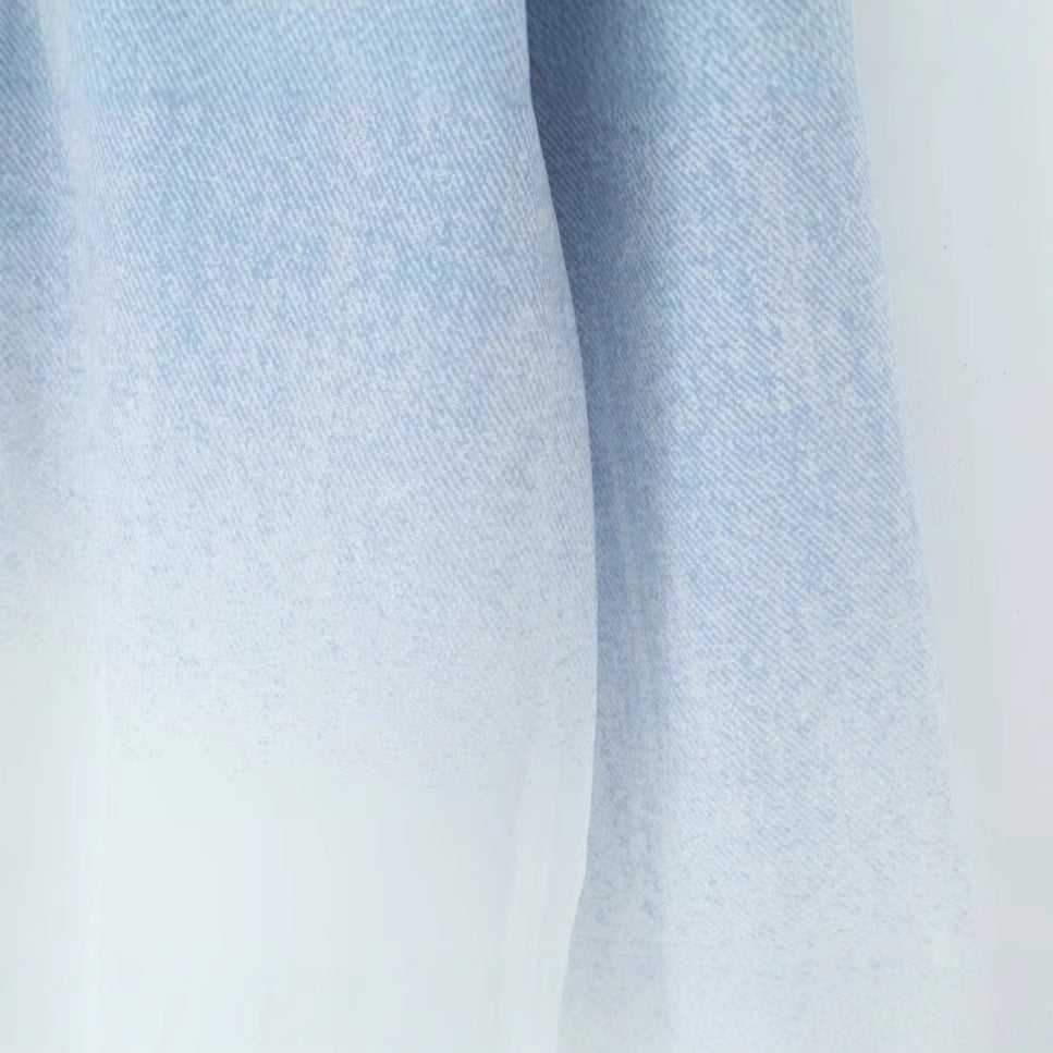 Damen Bluse Leichter Farbverlauf Eveloria