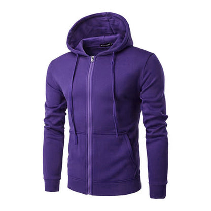 Damen Kapuzensweatjacke Fleece-Innenfutter Bequemer Schnitt