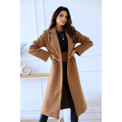 Damen Wollmantel Tailliert Eveloria