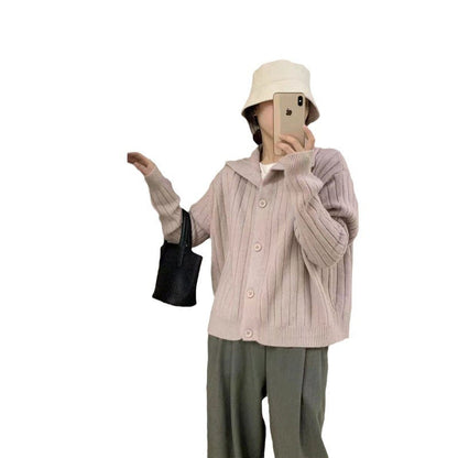 Damen Strickjacke Eveloria Wollig Beige