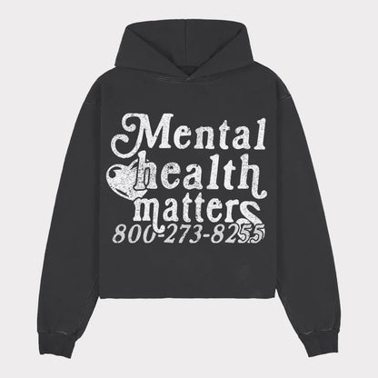 Damen Kapuzenpulli Statement-Druck Eveloria