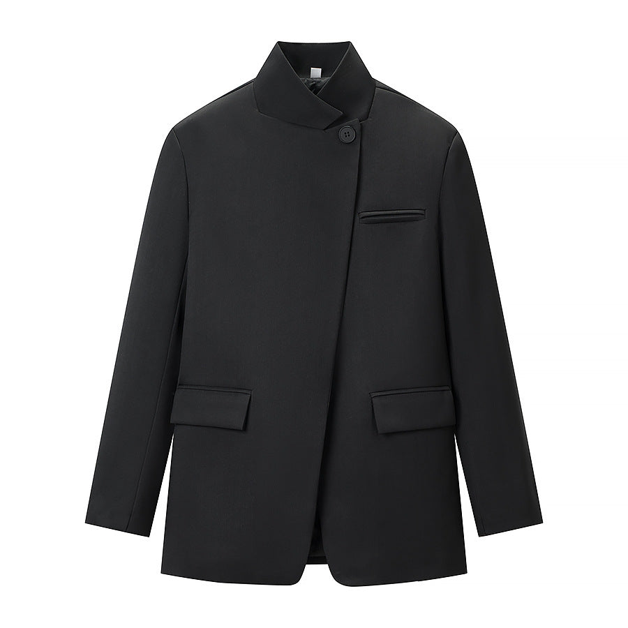 Damen Blazerjacke Lässig Mit Taschen Eveloria