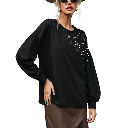 Damen Pullover mit Paillettenverzierung Eveloria