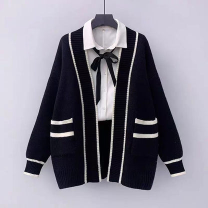 Damen Cardigan Lässig Eveloria
