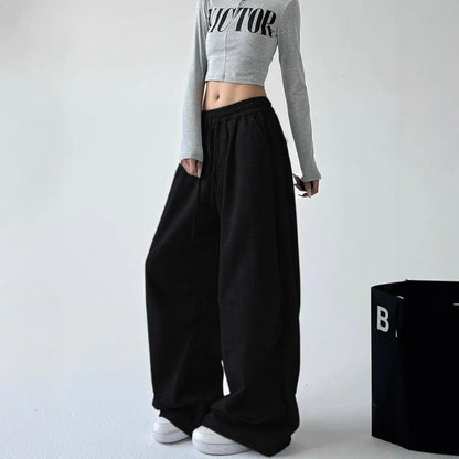 Damen Jogginghose Elastischer Bund Seitentaschen Bequem