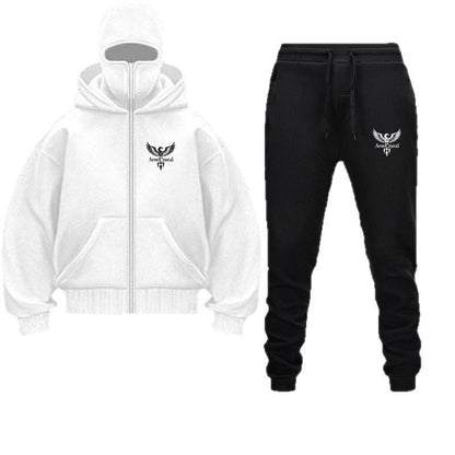 Damen Sportanzug Weiches Innenfutter Reißverschluss Eveloria