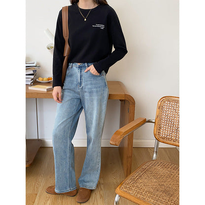 Damen Longsleeve Oberteil Lässig Eveloria